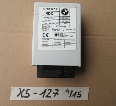 BMW E53 X5 RDC Modul Reifendruck Kontrolll Steuergerät 6752127 – Bild 1