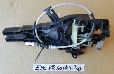 BMW E90 E91 E92 Tür Außen Griff black saphir Träger + Schliessbügel VORNE RECHTS – Bild 2