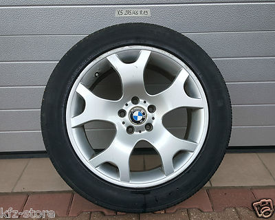 BMW X5 E53 Borbet Alufelge 10 J x 19  Leichtmetall Felge 1096228 Reifen 285/45 – Bild 1