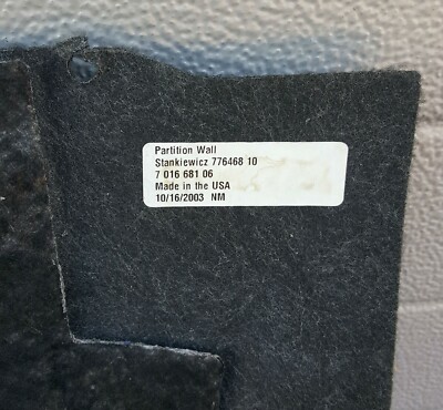 BMW Z4 E85 Kofferraum Matte Verkleidung Trennwand Gepäckraum Platte 7016681 – Bild 2