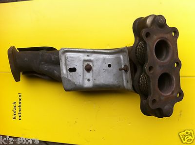 VW Golf 3 III  Hosenrohr / Auspuff Krümmer Vorderrohr Flexstück Flammrohr / Kat – Bild 1