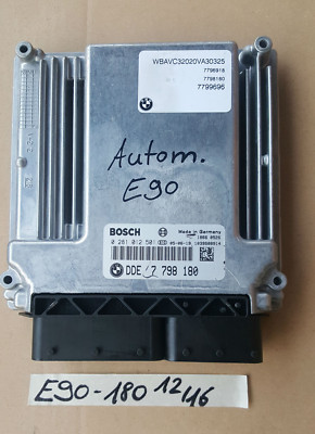 BMW E90 E91 E60 E87 Grundsteuergerät 7799696 Motor Steuergerät 120 Kw 7798180 – Bild 1
