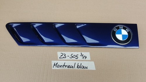 BMW Z3 Lufteinlass Kiâemen Ziergitter Motorhaube Montreal blau LINKS 8397505 – Bild 1