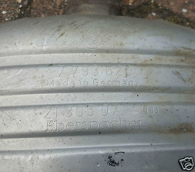 BMW E90 E91 E87 Auspuff Endschalldämpfer 7793620 Mittel Vorschalldämpfer 7793237 – Bild 4