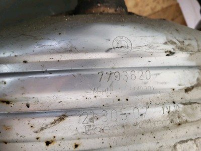 BMW E90 E91 E87 Auspuff Endschalldämpfer 7793620 Mittel Vorschalldämpfer 7793237 – Bild 5