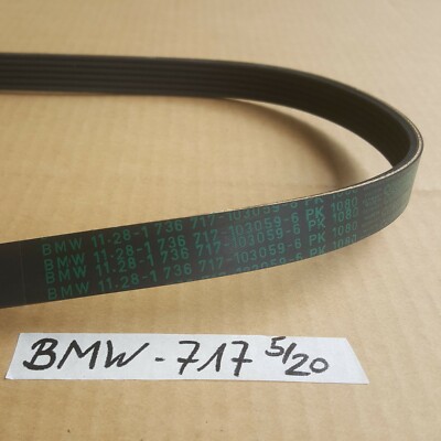 BMW E31  E32  E38 Keilrippenriemen 1736717 Keilriemen  Zahnriemen NEU!!! – Bild 2