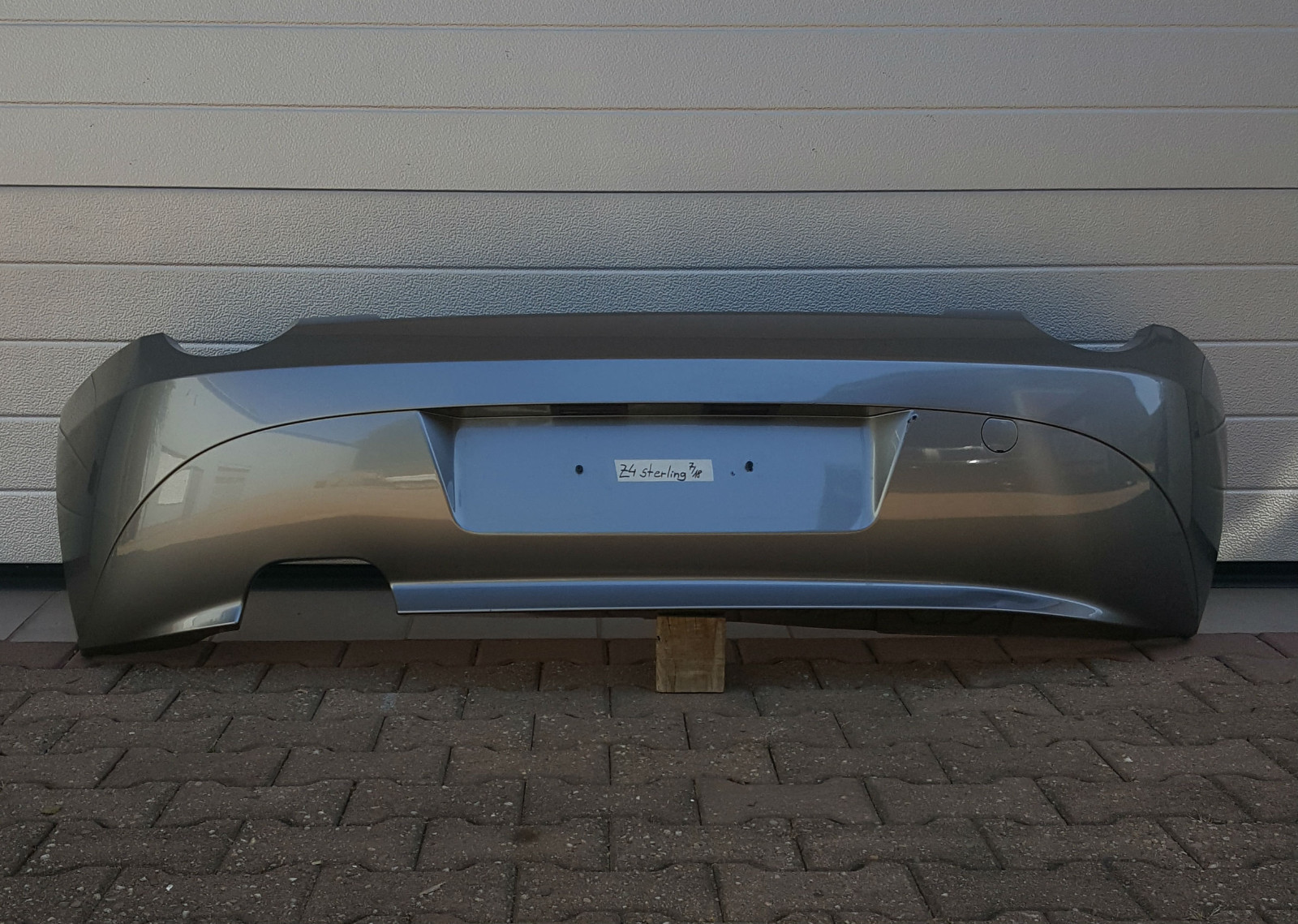BMW Z4 E85 Verkleidung Heckschürze Stoßstange HINTEN sterling grau 472 ABHOLUNG – Bild 1
