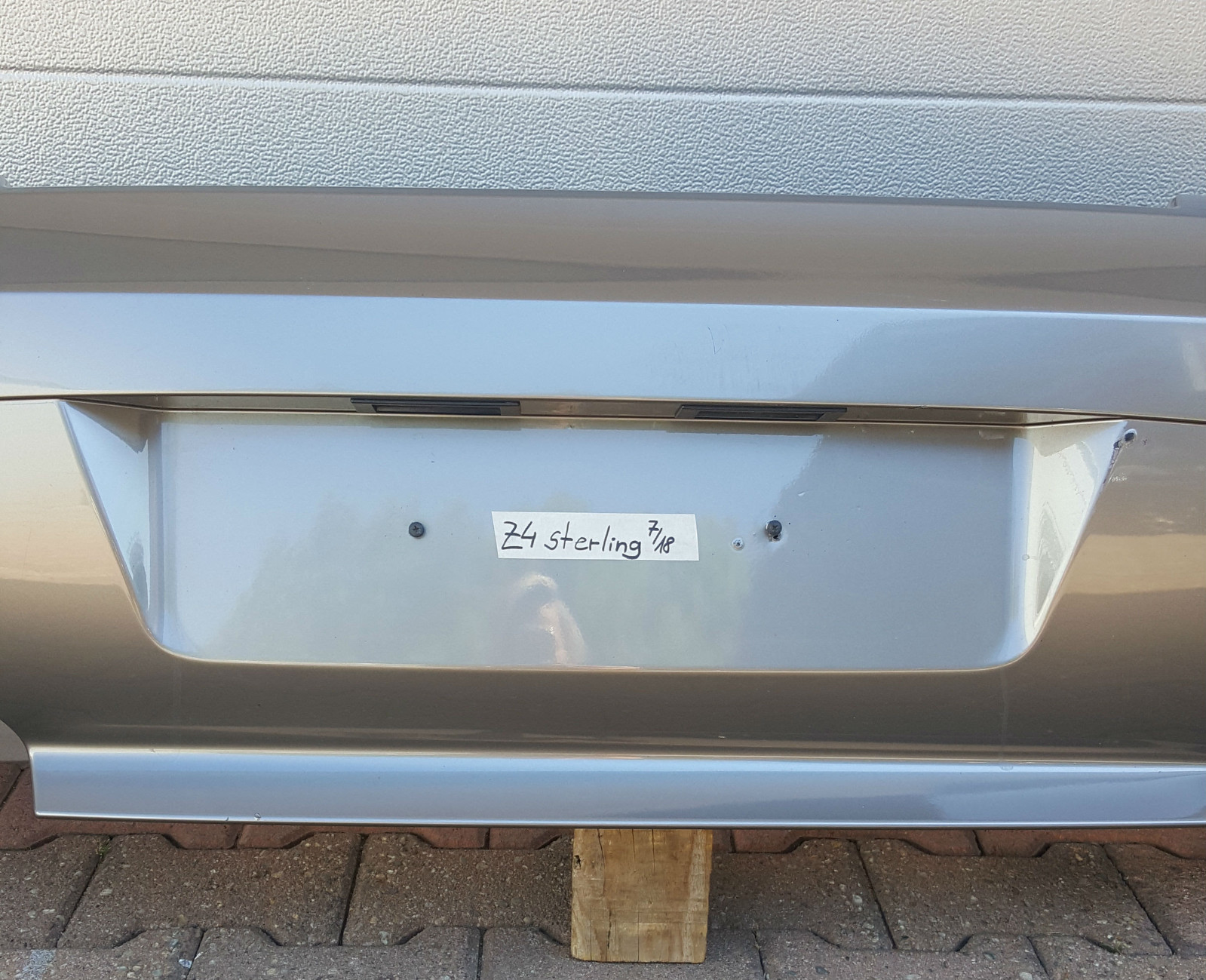 BMW Z4 E85 Verkleidung Heckschürze Stoßstange HINTEN sterling grau 472 ABHOLUNG – Bild 7