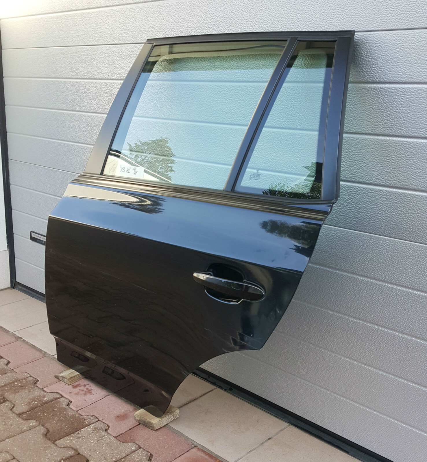 BMW X3 E83 Fahrer Tür HINTEN LINKS black Saphir Schwarz metallic 475 ABHOLUNG – Bild 2