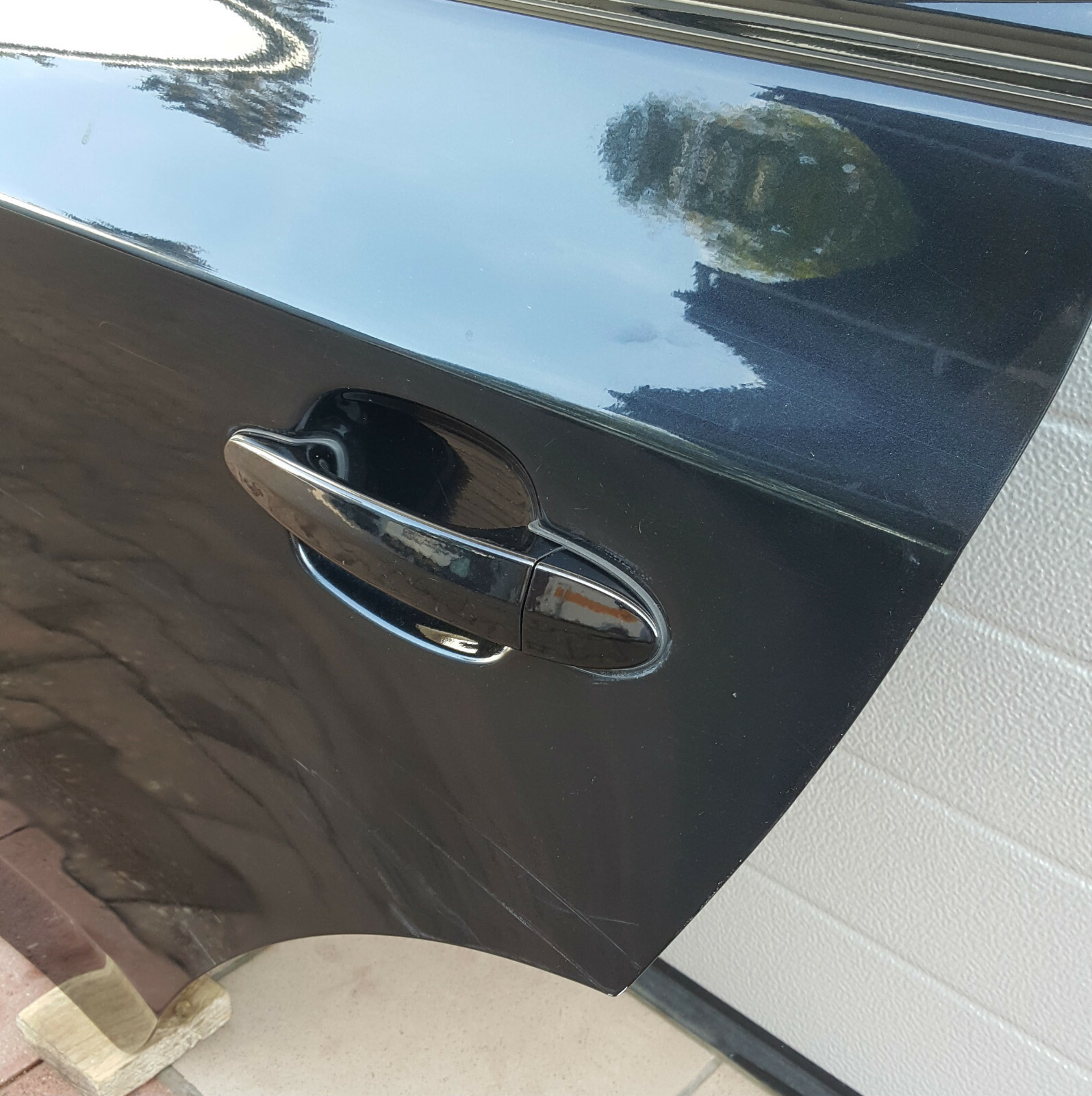 BMW X3 E83 Fahrer Tür HINTEN LINKS black Saphir Schwarz metallic 475 ABHOLUNG – Bild 6