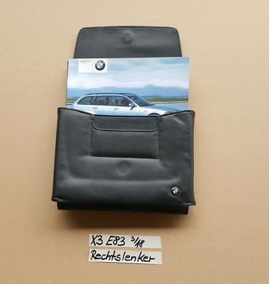 BMW X3 E83 Bord Mappe Leder Betriebsanleitung Service Heft english handbook – Bild 2