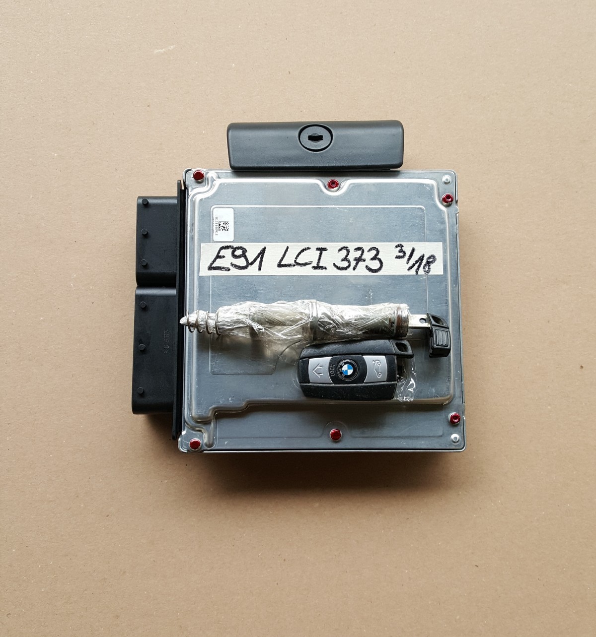 BMW E90 E91 DDE Motor Steuergerät 7803373 Modul Türschloss Schlüssel ABHOLUNG – Bild 2