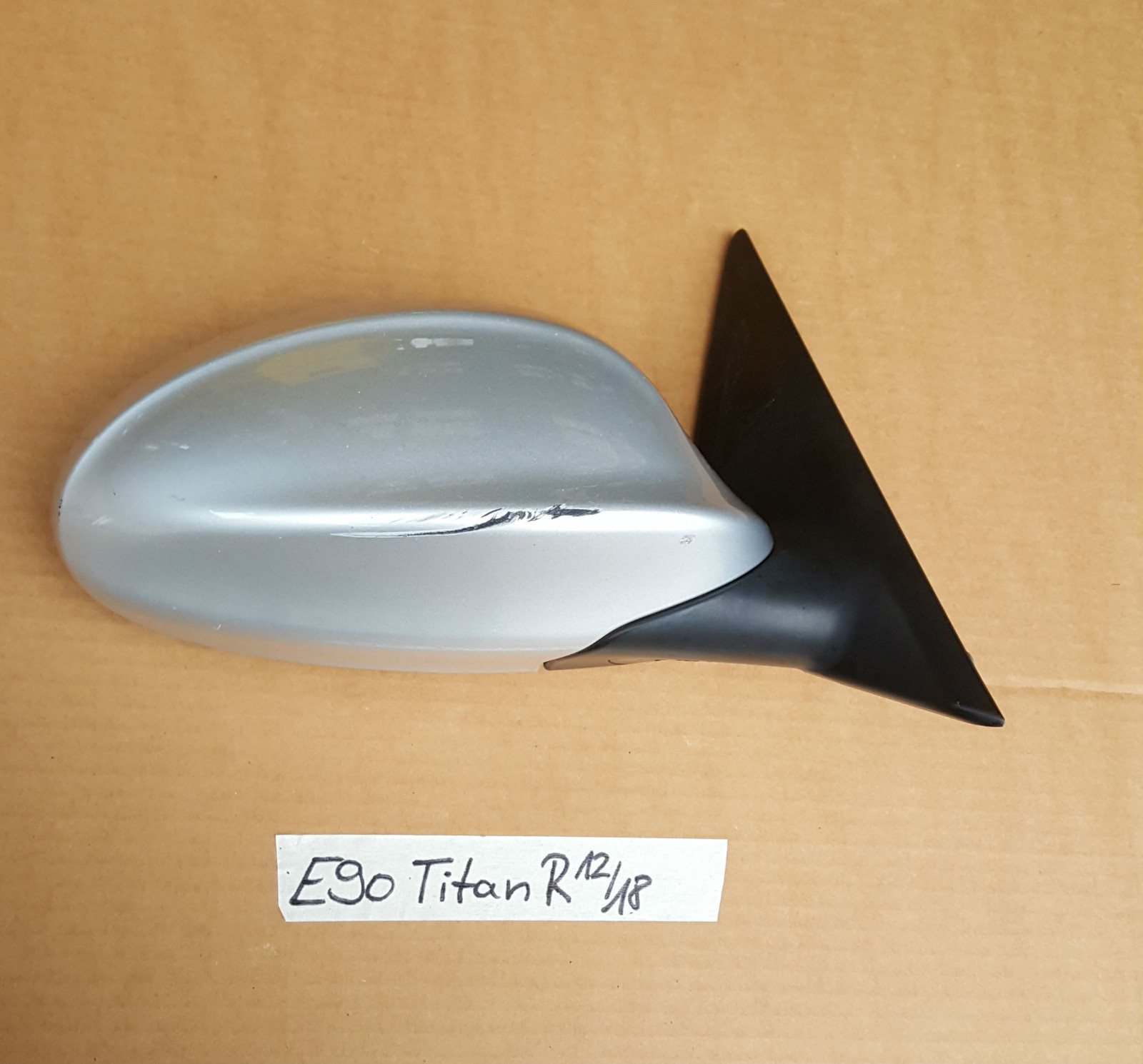 BMW E90 E91 Aussenspiegel Seiten Spiegel Titan silber metallic 354 RECHTS – Bild 2