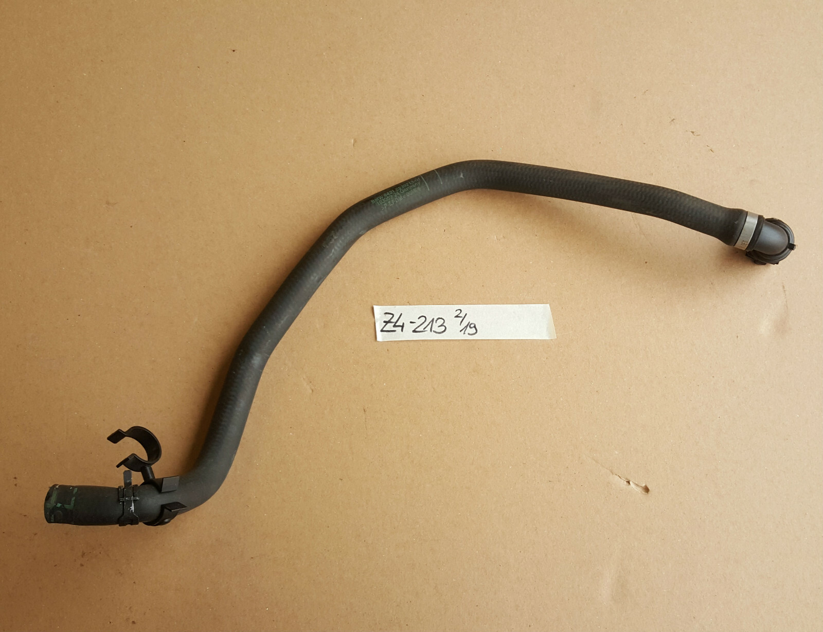 BMW Z4 E85 Schlauch Heizkörper Zusatz Wasserpumpe 6939213 Kühlerschlauch N46 – Bild 1