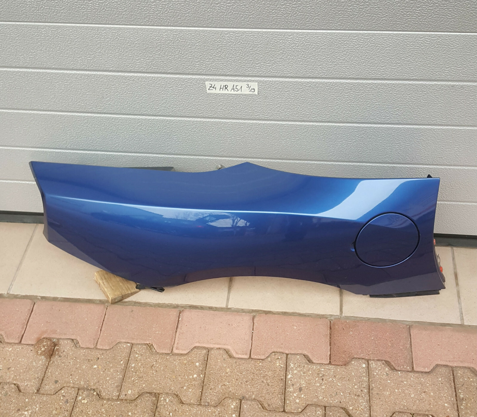 BMW Z4 Seitenwand Aussenhaut Kotflügel HINTEN RECHTS  Montego Blau A51 – Bild 2