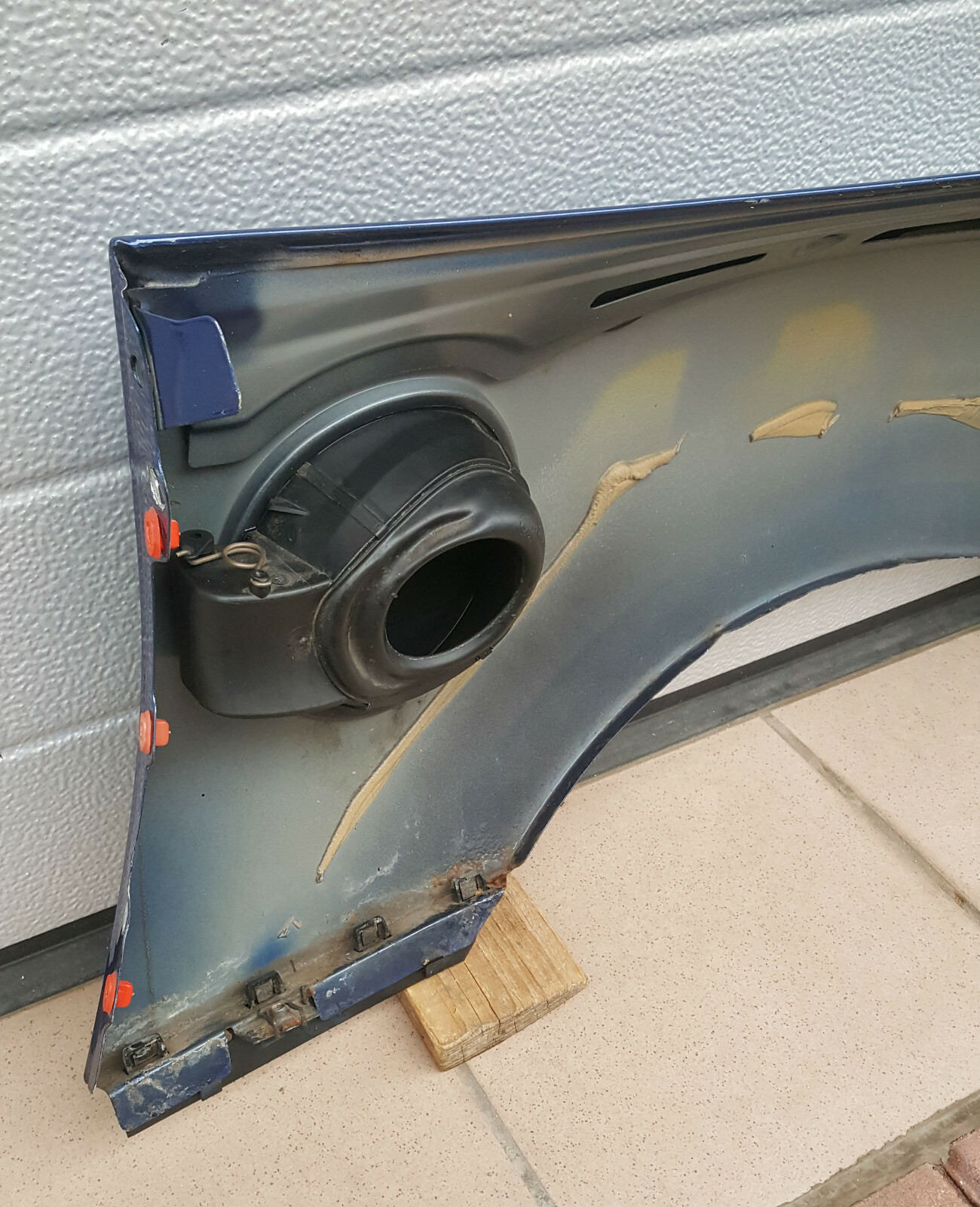 BMW Z4 Seitenwand Aussenhaut Kotflügel HINTEN RECHTS  Montego Blau A51 – Bild 9