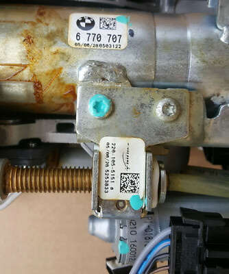 BMW E60 E61 E63 E64 Lenksäulenverstellung elektrisch 6770707 Airbag Schleifring – Bild 8