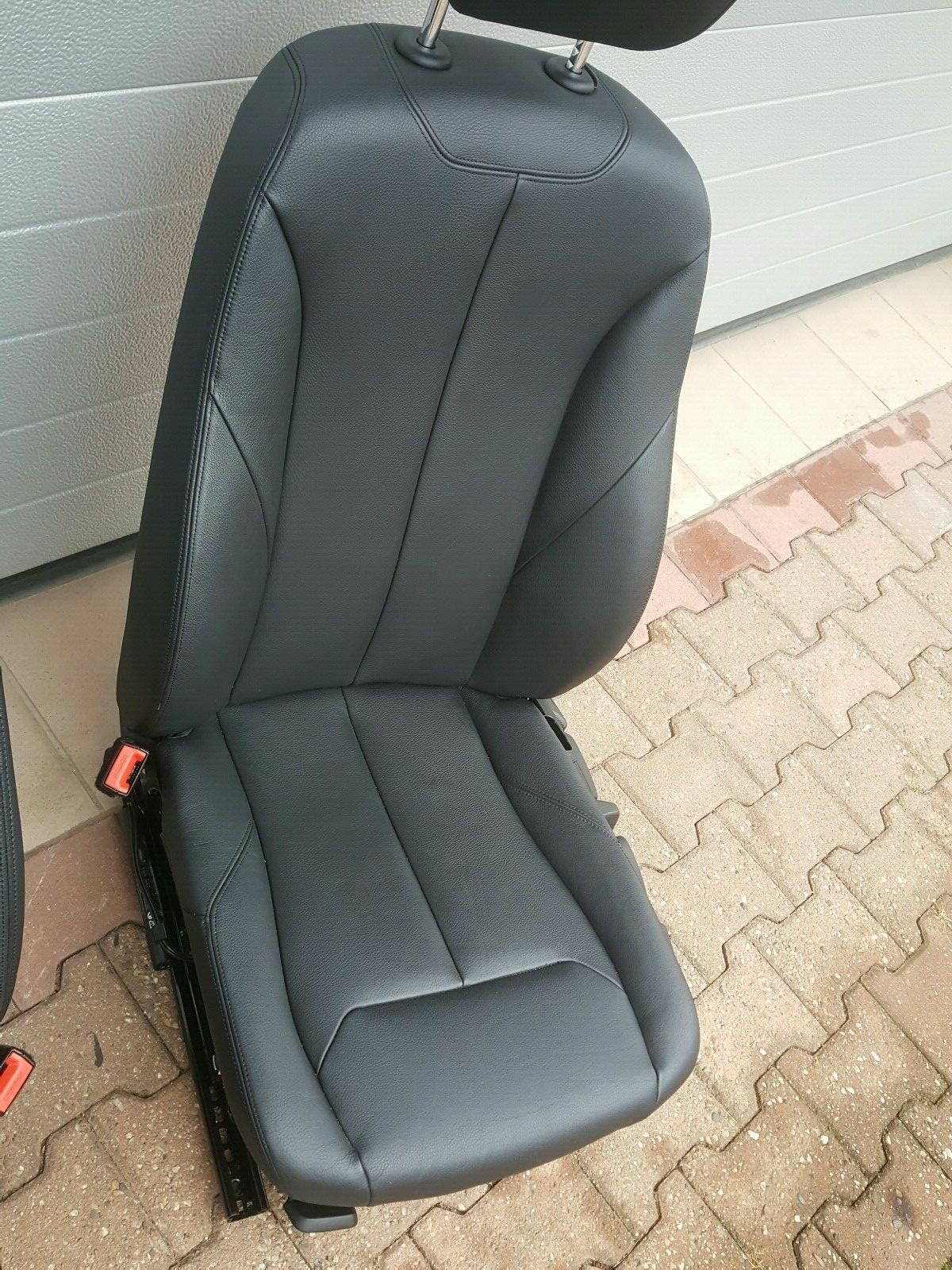 BMW F30 F31 Beifahrer Sitz Leder Dakota schwarz Airbag Sitzheizung VORNE RECHTS