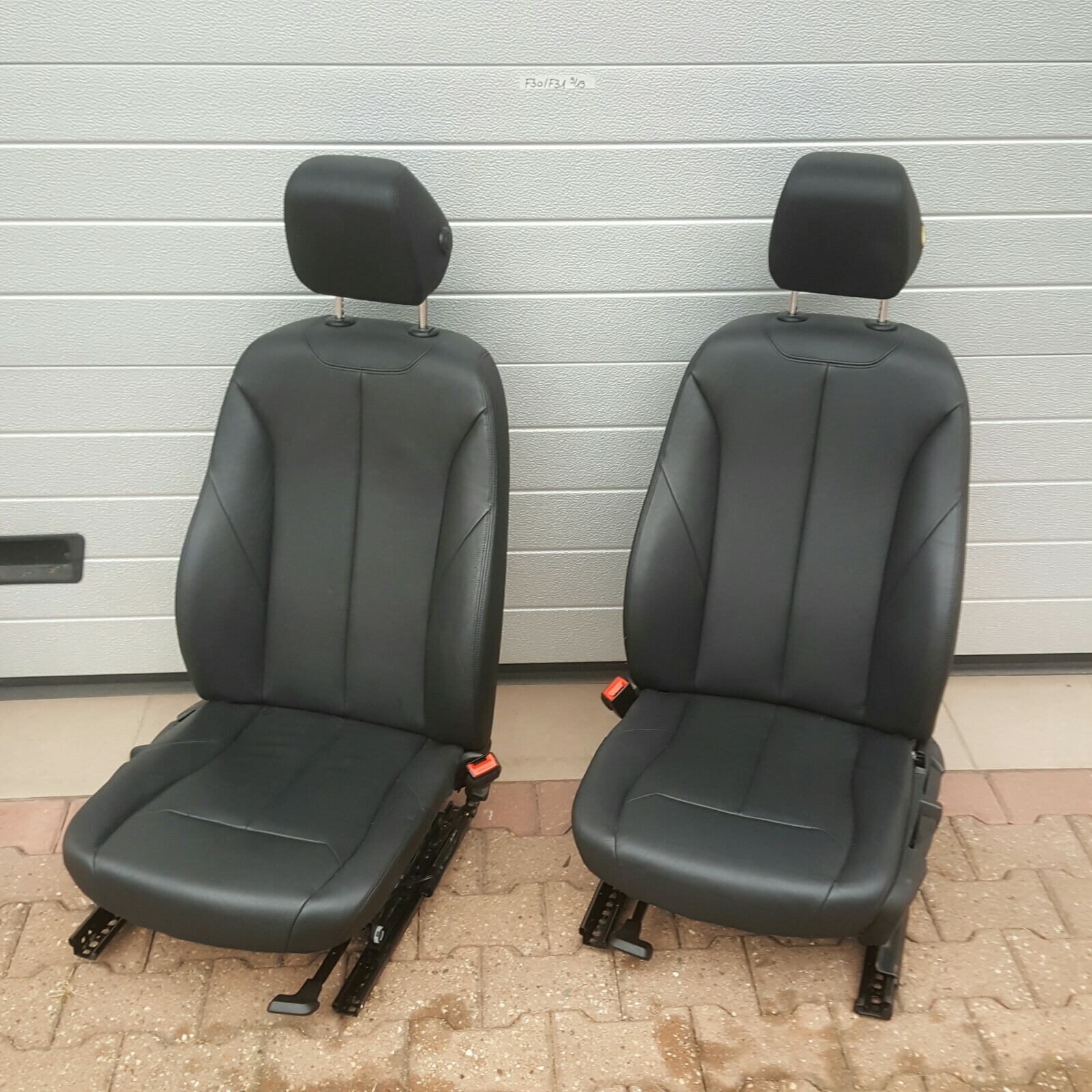 BMW F30 F31 Beifahrer Sitz Leder Dakota schwarz Airbag Sitzheizung VORNE RECHTS