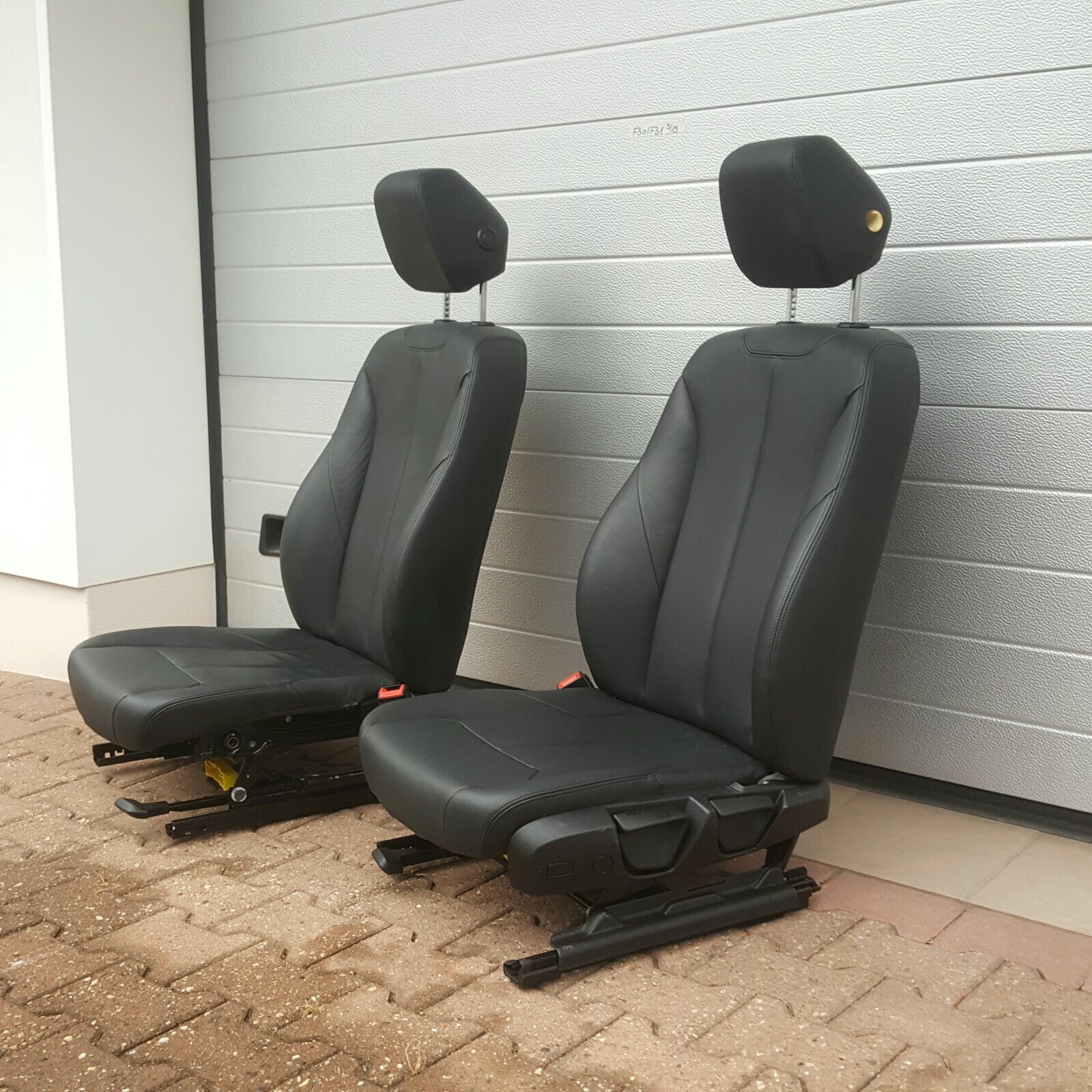 BMW F30 F31 Beifahrer Sitz Leder Dakota schwarz Airbag Sitzheizung VORNE RECHTS