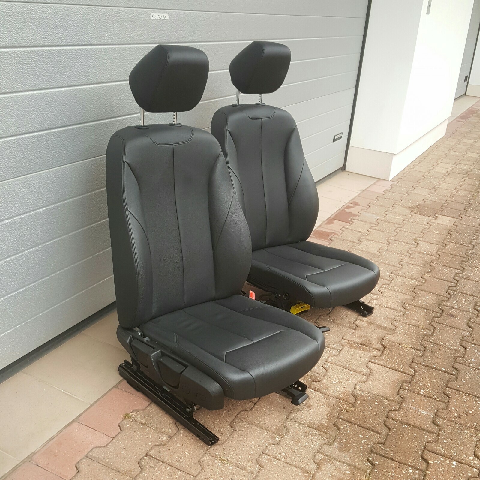 BMW F30 F31 Beifahrer Sitz Leder Dakota schwarz Airbag Sitzheizung VORNE RECHTS