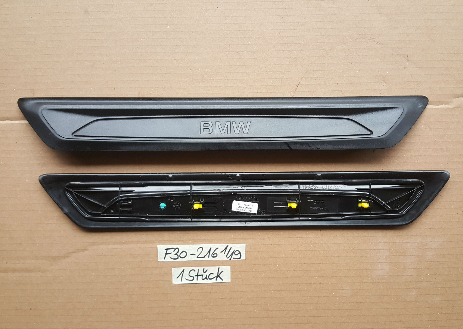 BMW F30 F31 F20 F45 Einstiegsleiste 7263315 Blende Leiste Tür Einstieg 7289216 – Bild 1
