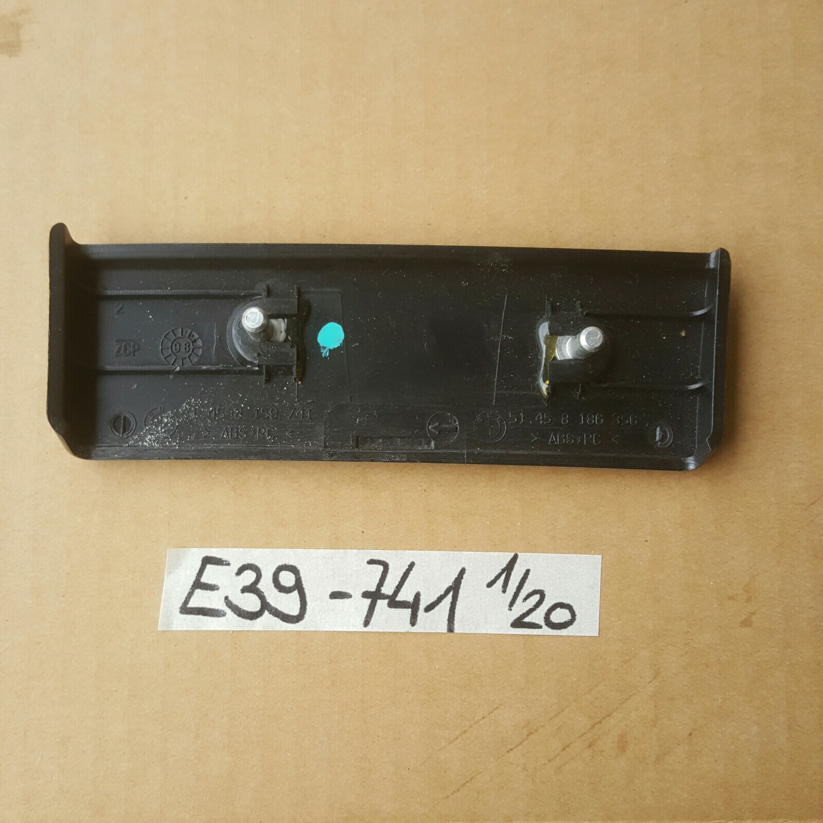 BMW E39 Zierleiste Holz Blende Cockpit Interieur Leiste Mittelkonsole 8159741 – Bild 2