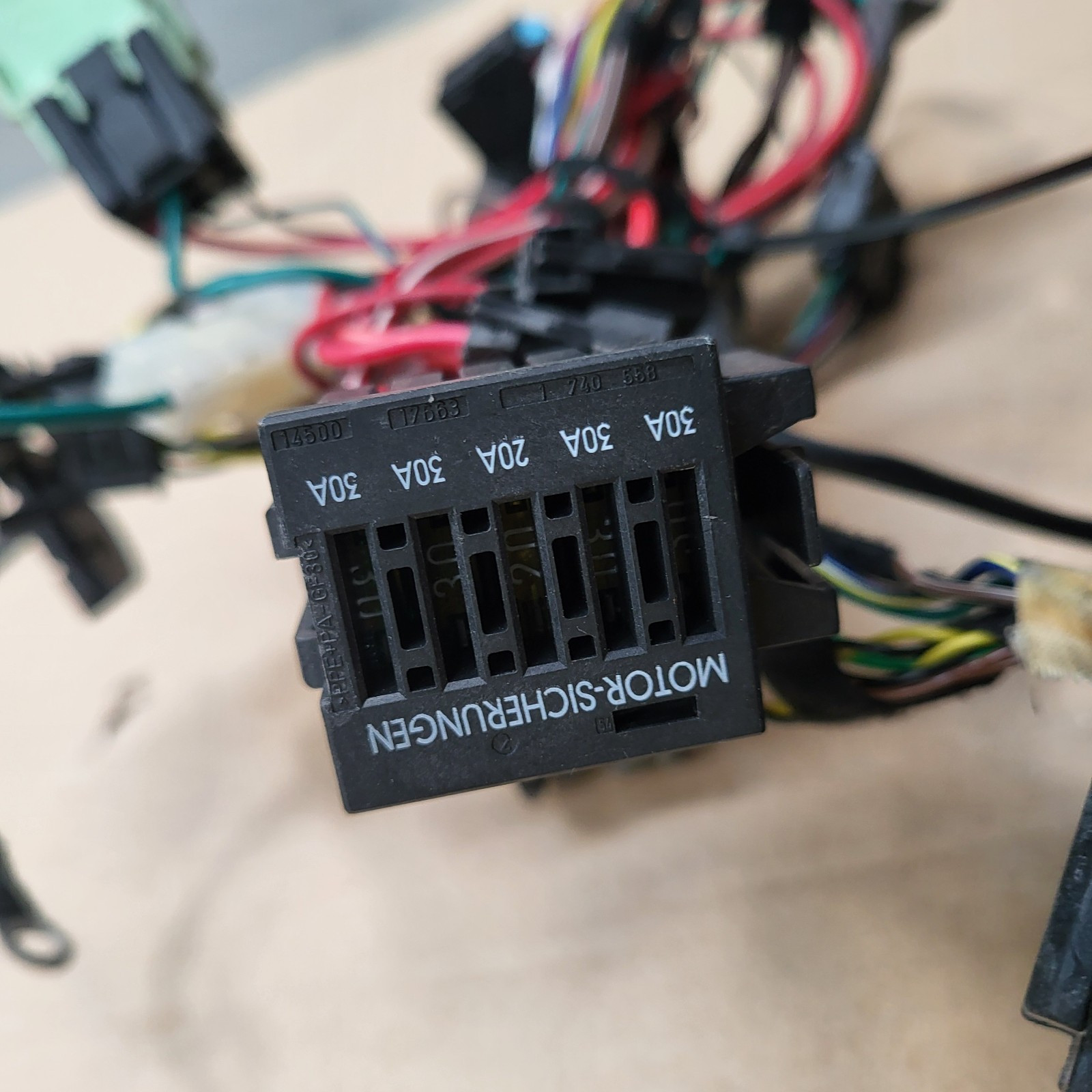 BMW Z3 Kabelbaum Motor Zündmodul 1438583 Motor Kabel Stecker M43 / 87 Kw 118 PS