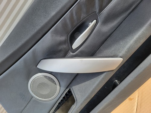 BMW Z4 E85 E86 Tür Verkleidung Türtafel Türpappe Leder RECHTS schwarz – Bild 4