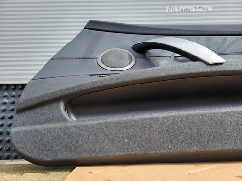 BMW Z4 E85 E86 Tür Verkleidung Türtafel Türpappe Leder RECHTS schwarz – Bild 7