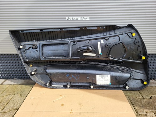 BMW Z4 E85 E86 Tür Verkleidung Türtafel Türpappe Leder RECHTS schwarz – Bild 8