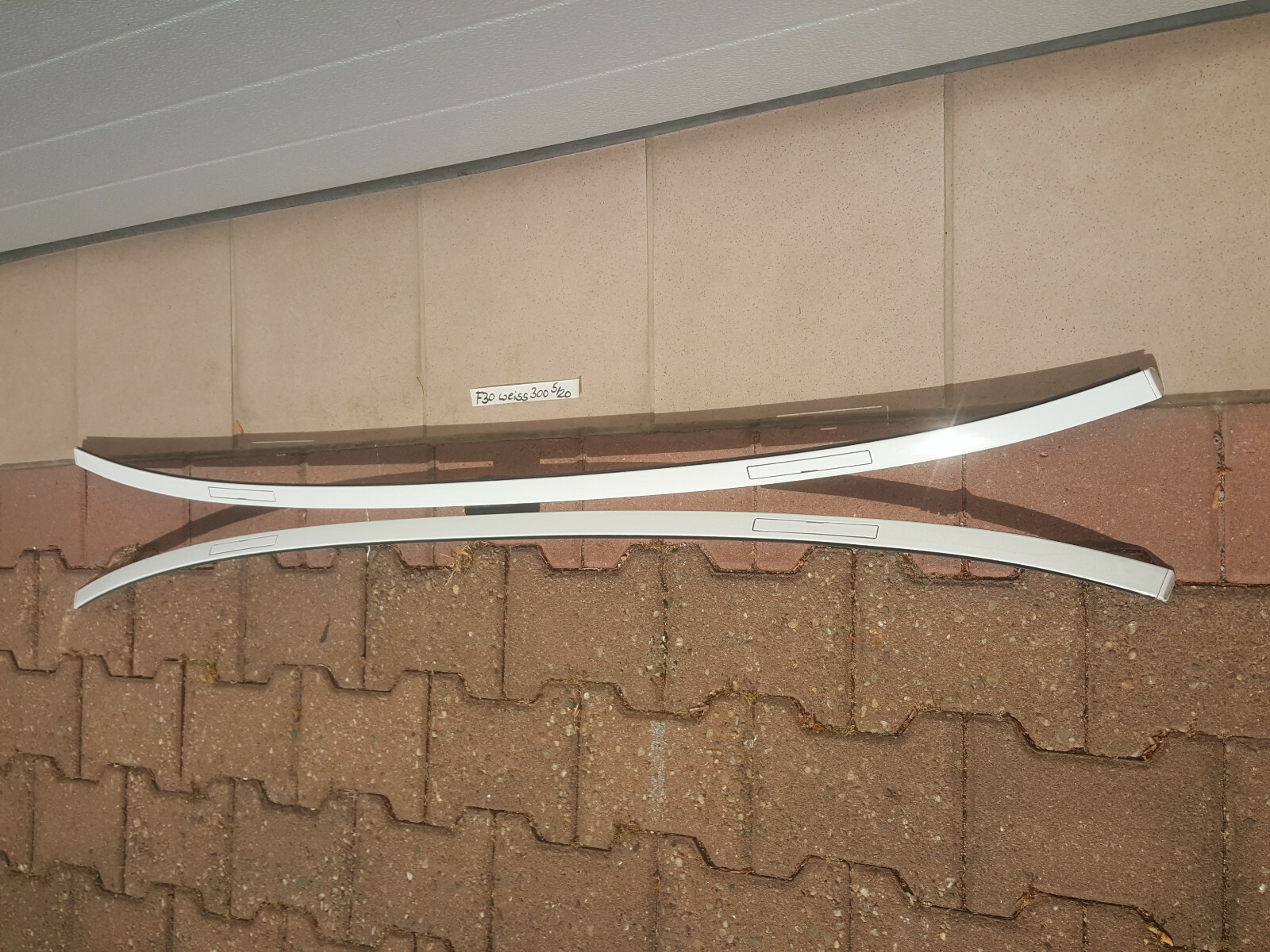 BMW F30 Dachleisten Zierleiste Dach oben rechts links  Alpin weiss ABHOLUNG – Bild 2