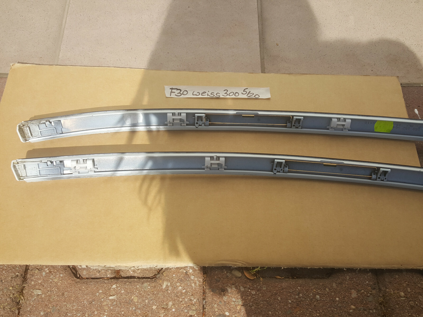BMW F30 Dachleisten Zierleiste Dach oben rechts links  Alpin weiss ABHOLUNG – Bild 5