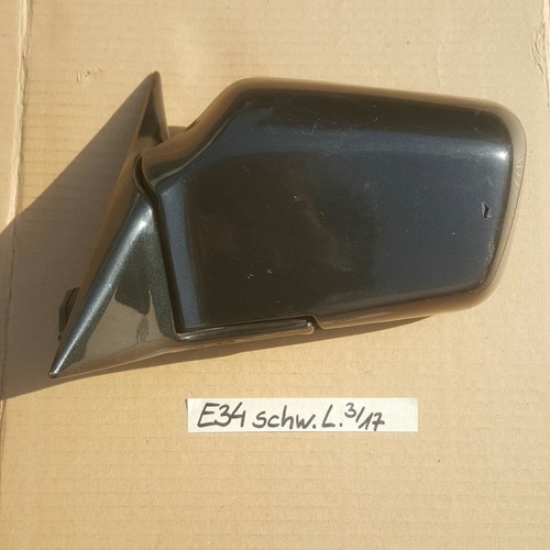 BMW E34 Seiten Außen Spiegel LINKS - cosmos schwarz – Bild 1