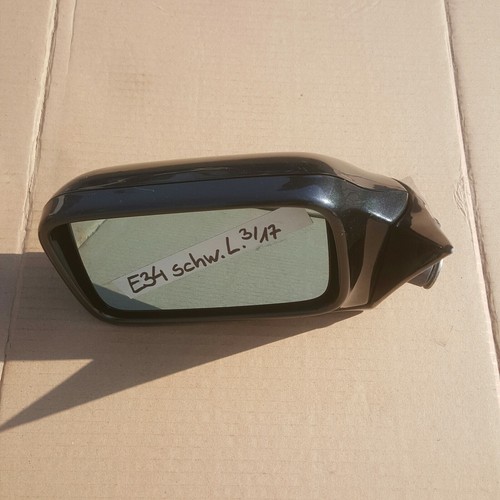 BMW E34 Seiten Außen Spiegel LINKS - cosmos schwarz – Bild 2