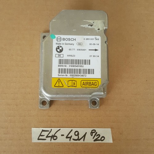 BMW E46 Airbag Modul  Aufprall Sensor / Airbag Steuergerät 6905491 – Bild 1