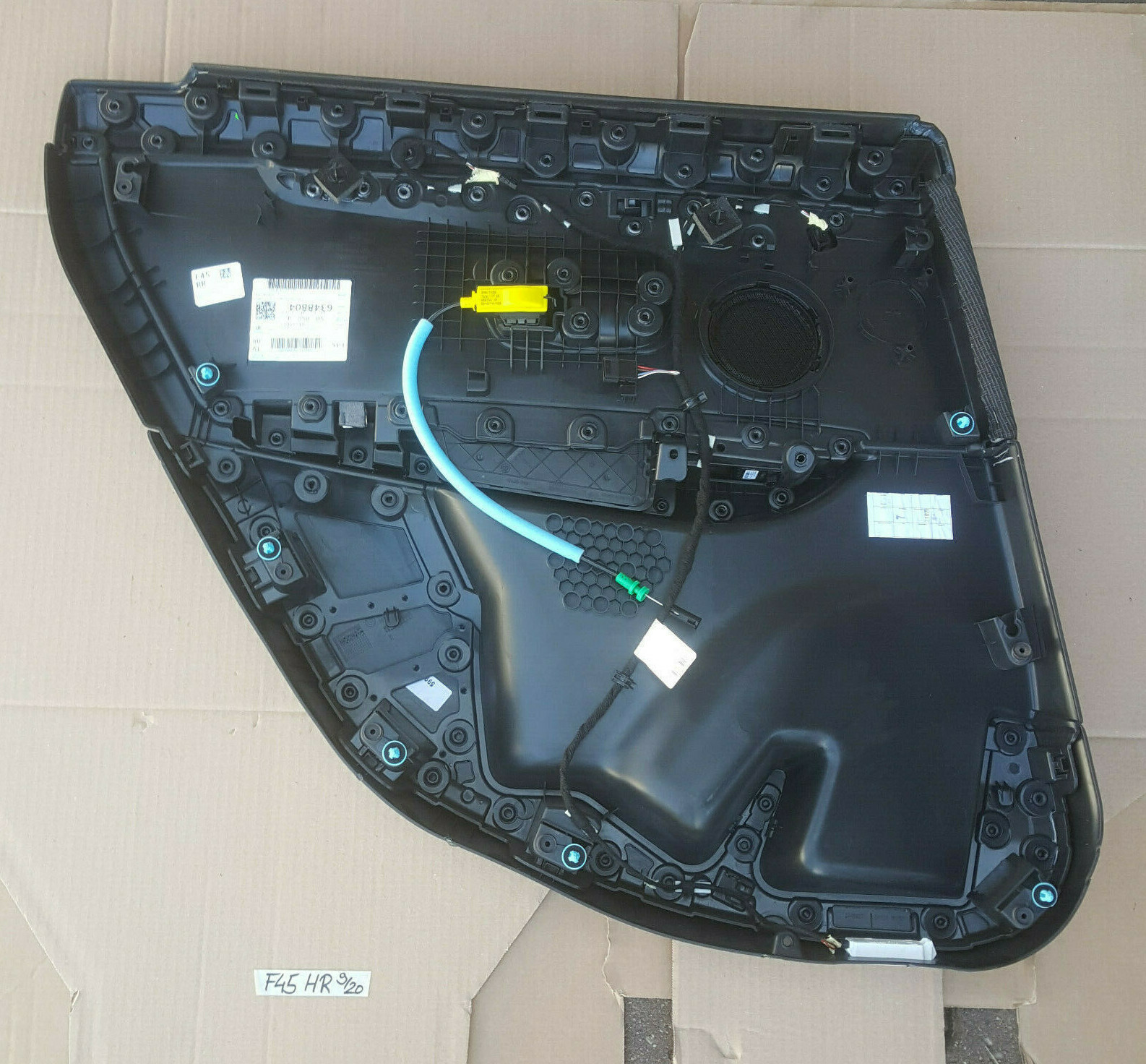 BMW F45 Tür Verkleidung HINTEN RECHTS Stoff Grid Anthrazit Lichtpaket ABHOLUNG – Bild 2