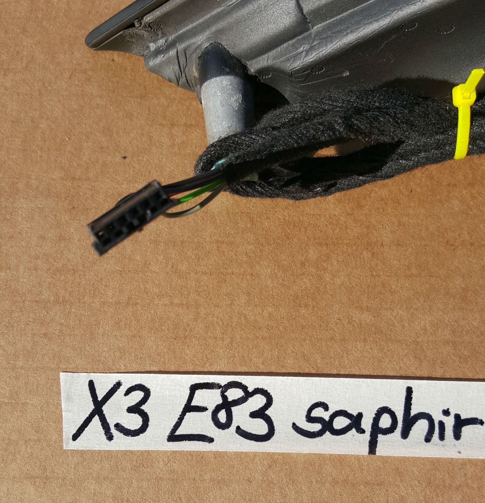 BMW X3 E83 LCI Außenspiegel Seiten Spiegel RECHTS Saphir Schwarz 475 – Bild 5