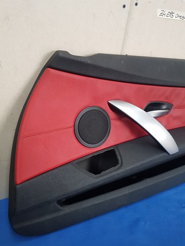 BMW Z4 E85 E86 Beifahrer Türverkleidung RECHTS Leder Oregon rot schwarz – Bild 2