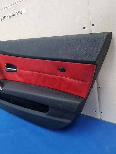 BMW Z4 E85 E86 Beifahrer Türverkleidung RECHTS Leder Oregon rot schwarz – Bild 4