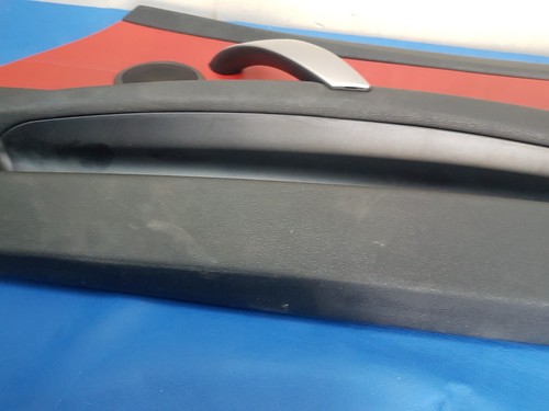 BMW Z4 E85 E86 Beifahrer Türverkleidung RECHTS Leder Oregon rot schwarz – Bild 8