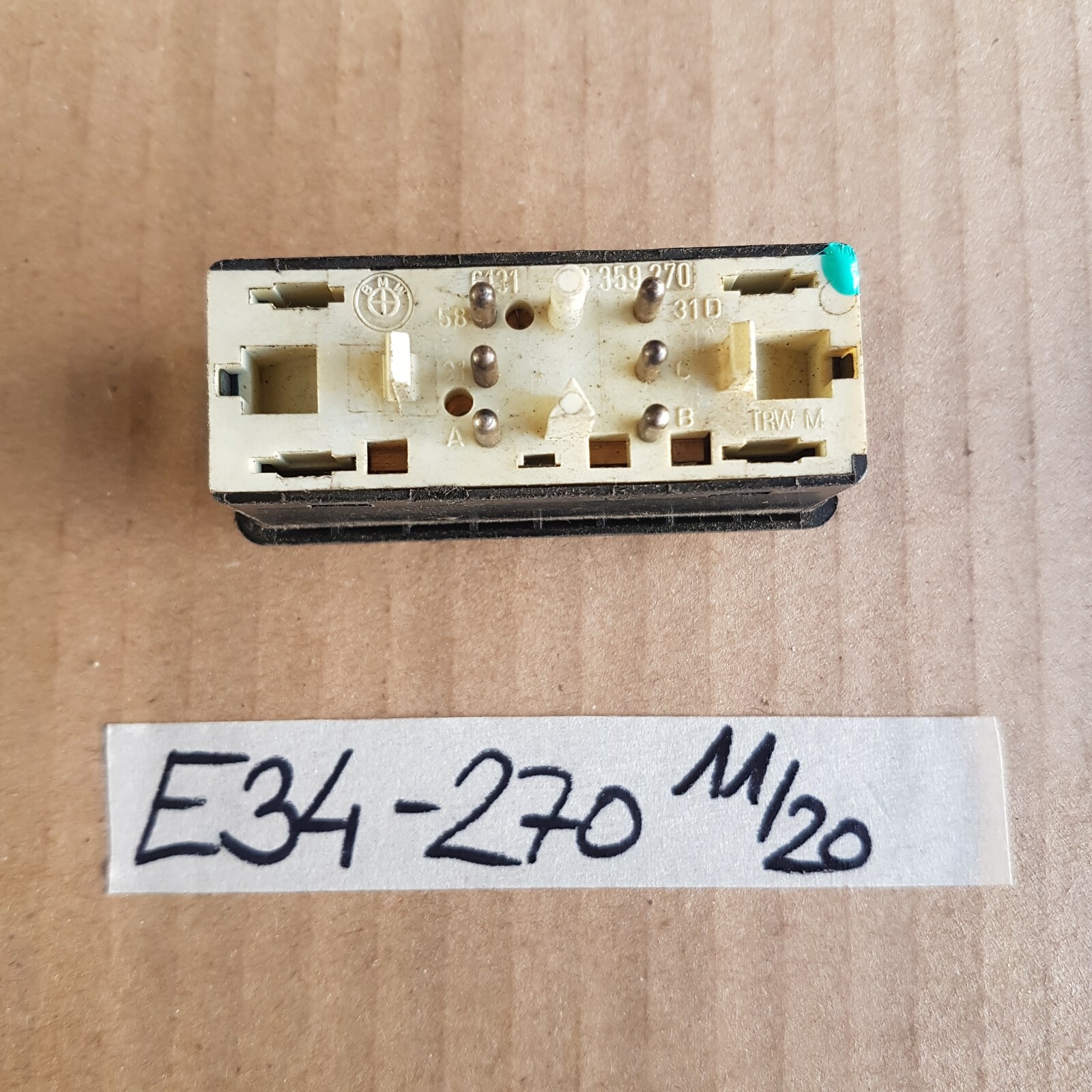 BMW E34 Schiebedach Kipp Schalter 8359270 – Bild 2