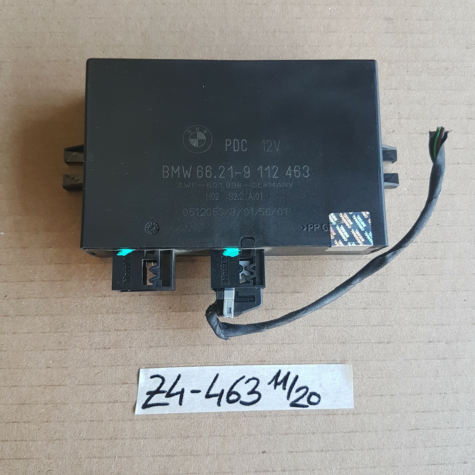 BMW Z4 E85 PDC Modul Steuergerät Park Distance hinten 9112463 – Bild 1