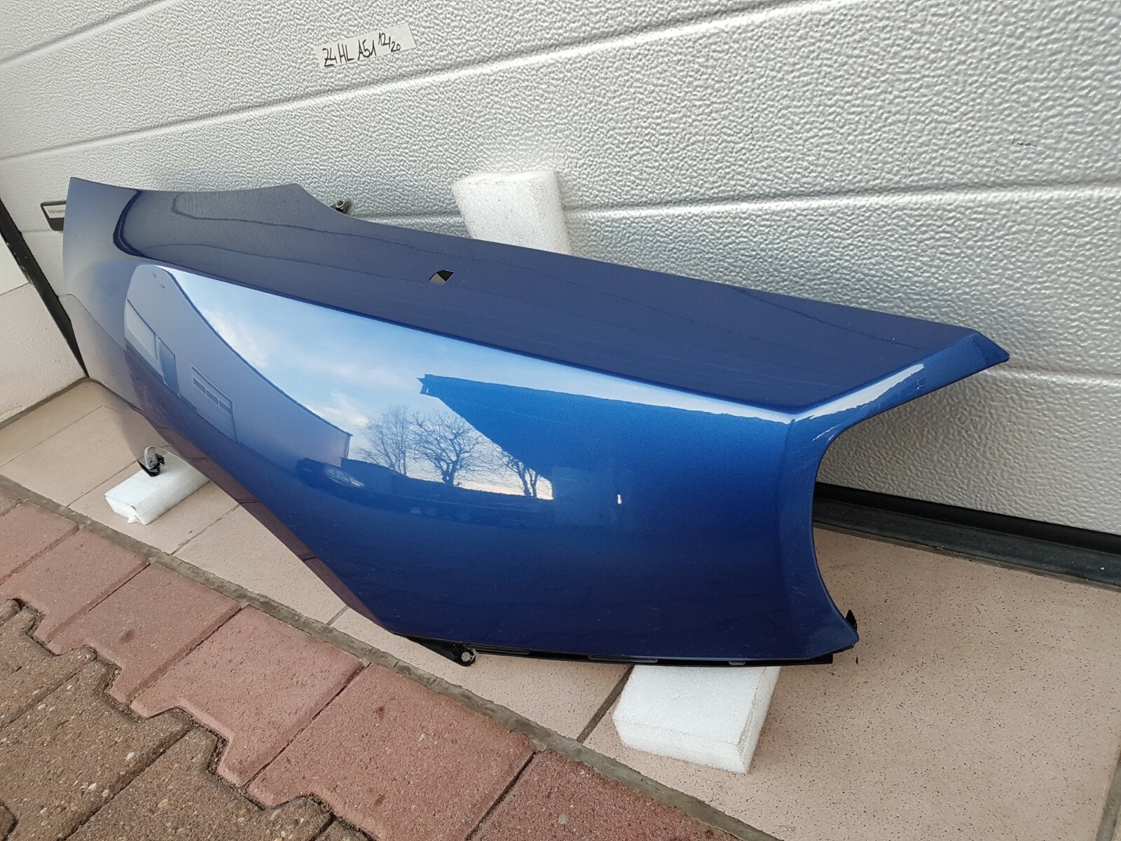 BMW Z4 E85 Seitenwand Aussenhaut Kotflügel hinten rechts ODER links Blau A51 – Bild 9