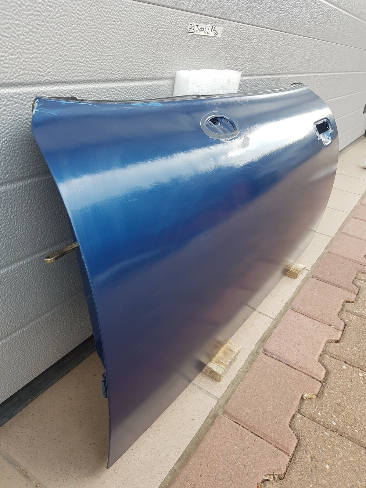 BMW Z3 Roadster Fahrer Tür LINKS Titan Silber Oder blau Beule Kratzer Lackschäde – Bild 3