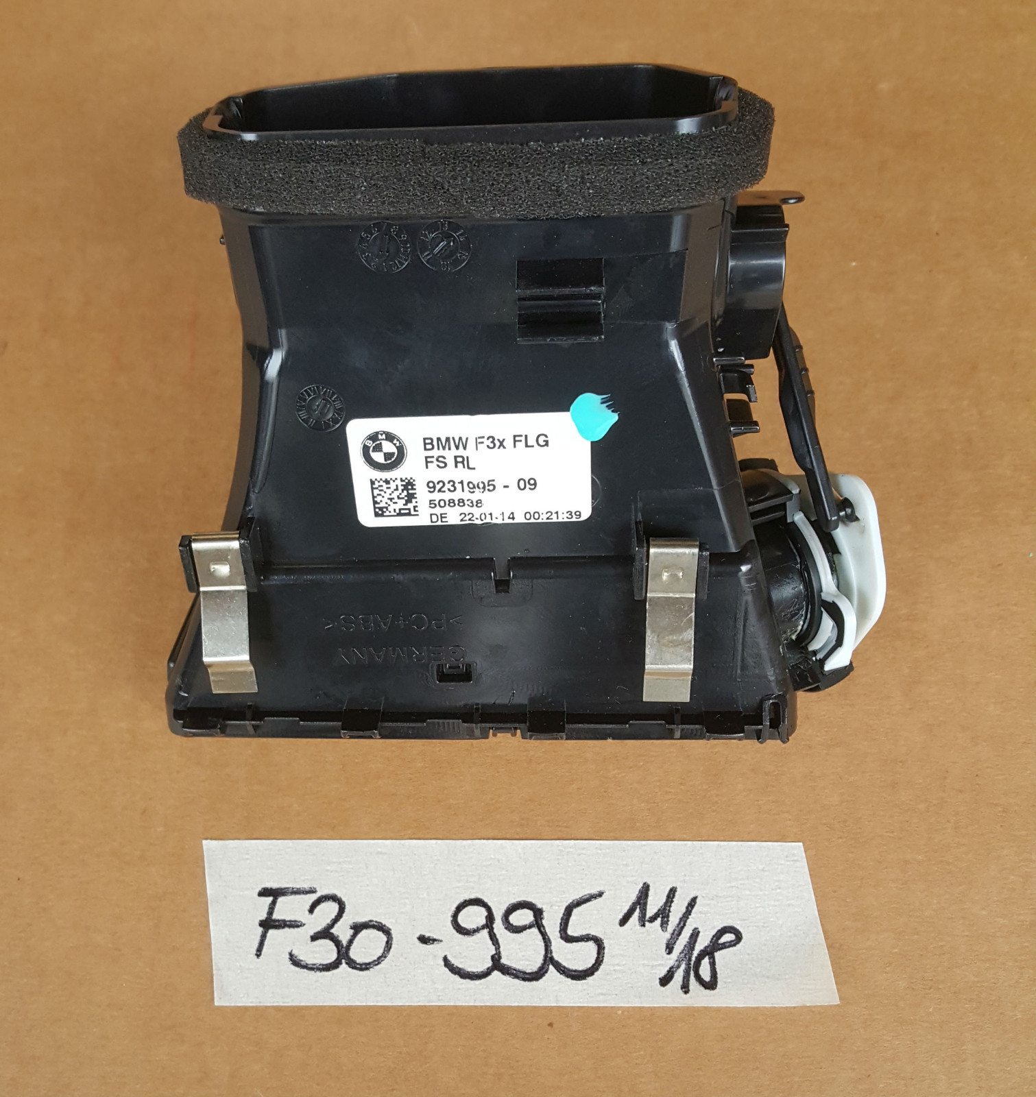 BMW F30 F31 F34 F80 Frischluft Grill RECHTS Lüftung Luft Düse 9231995 – Bild 2