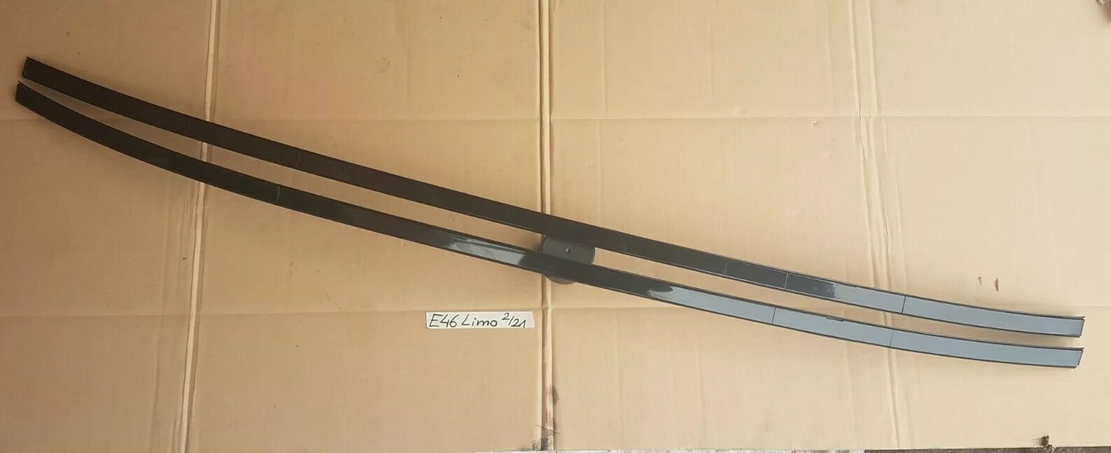 BMW E46 Limousine Dachleisten Zierleiste Dach Karrosserie schwarz metallic R+L – Bild 1