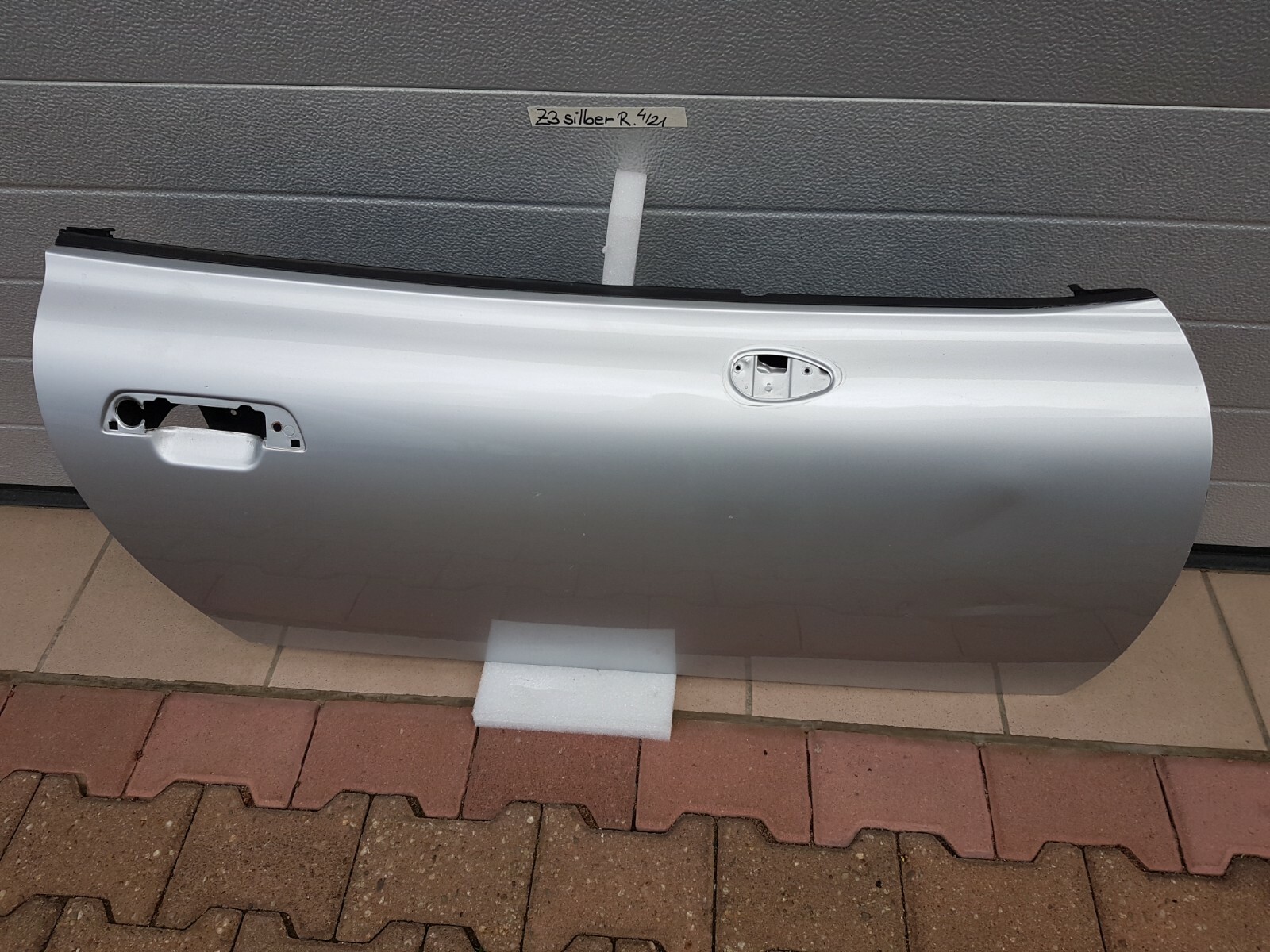 BMW  Z3 Coupe Roadster Beifahrer Tür RECHTS Titan Silber Metallic Beule – Bild 2