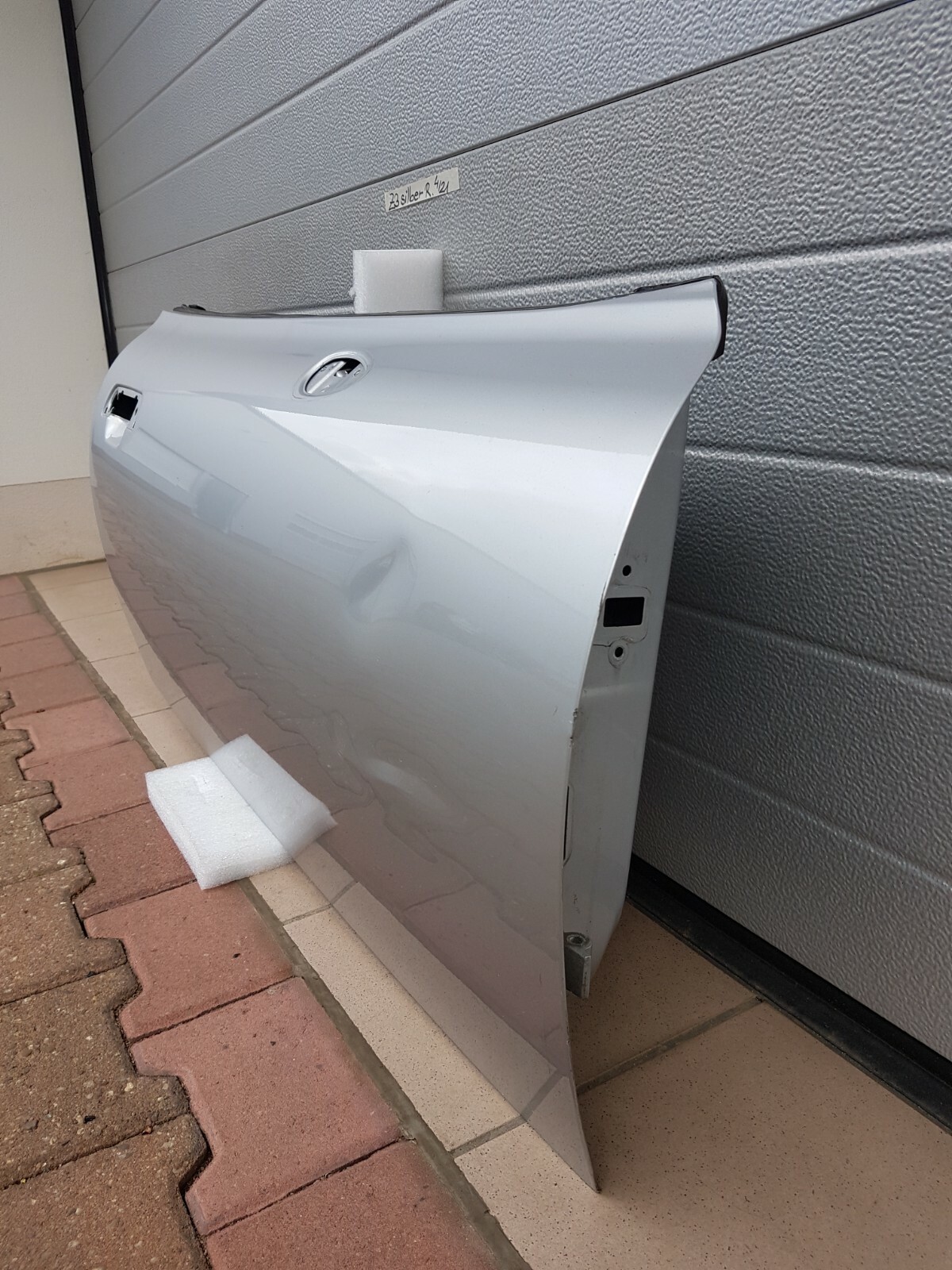 BMW  Z3 Coupe Roadster Beifahrer Tür RECHTS Titan Silber Metallic Beule – Bild 3