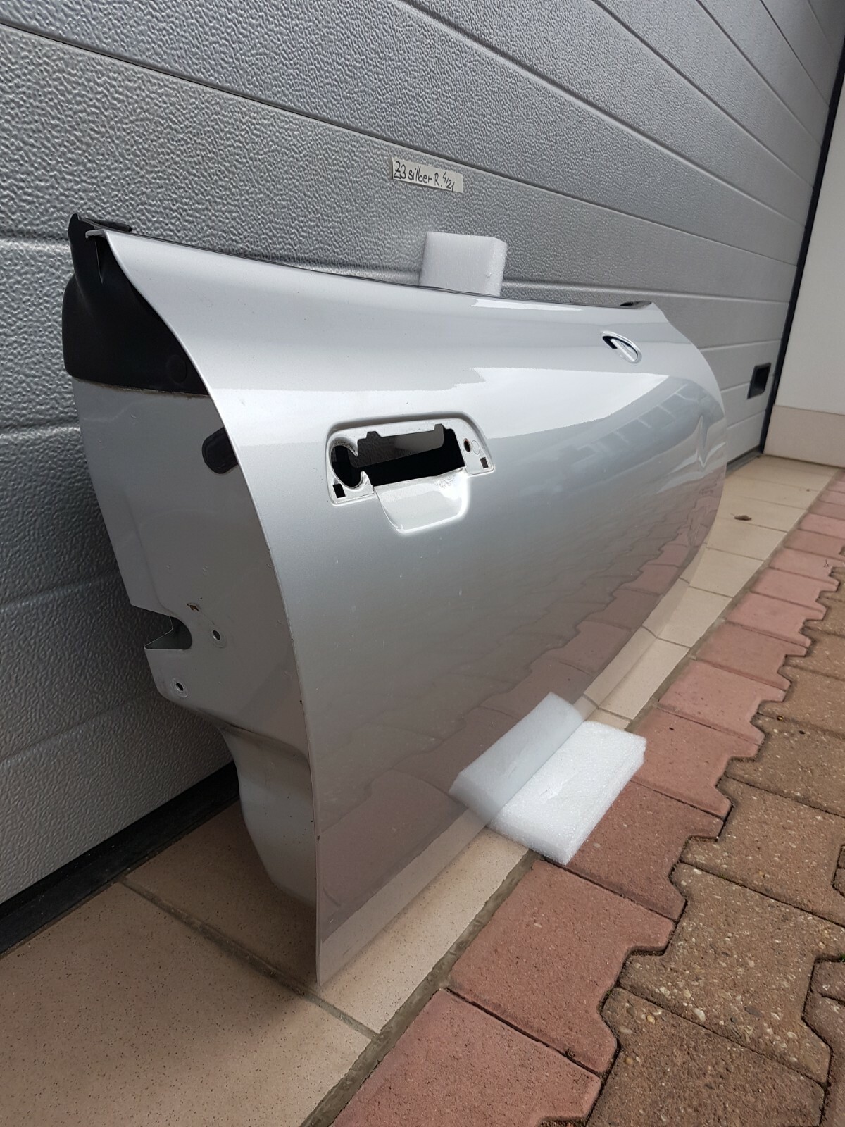 BMW  Z3 Coupe Roadster Beifahrer Tür RECHTS Titan Silber Metallic Beule – Bild 4